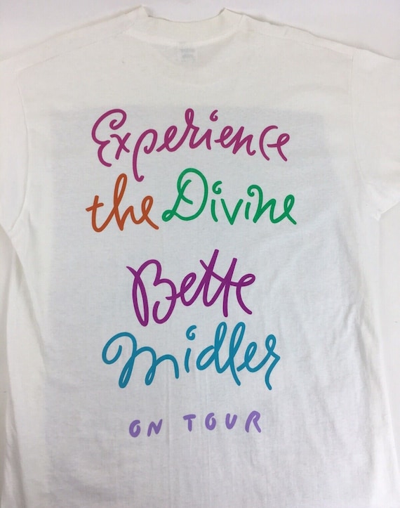 Vintage Bette Midler shirt Experience The Devine … - image 6