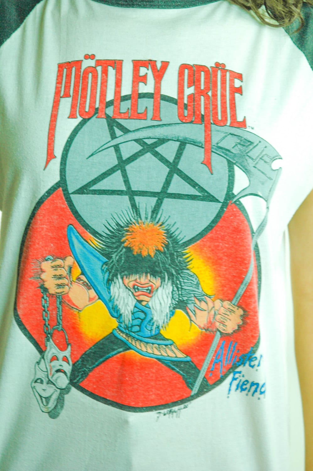 Vintage Motley Crue Tee 1980s Theatre of Pain 1985-1986 Concert