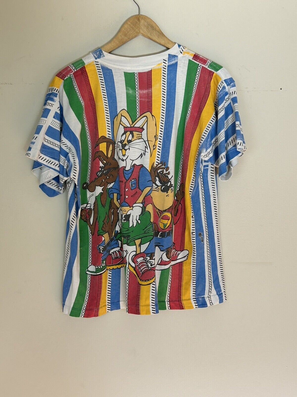 Vintage Looney Tunes Shirt 90s Kriss Kross Rap Tee Hip Hop Street 