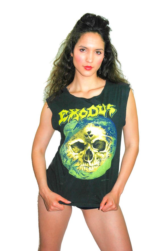Vintage EXODUS shirt Fabulous Disaster 1989 Conce… - image 1