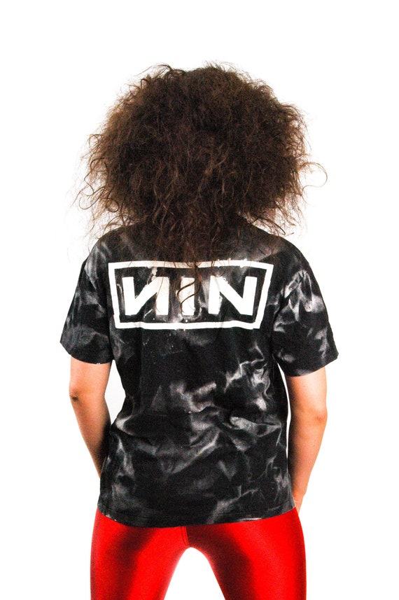 Vintage NIN Shirt Nine Inch Nails Shirt 90s Shirt Tye Dye - Etsy
