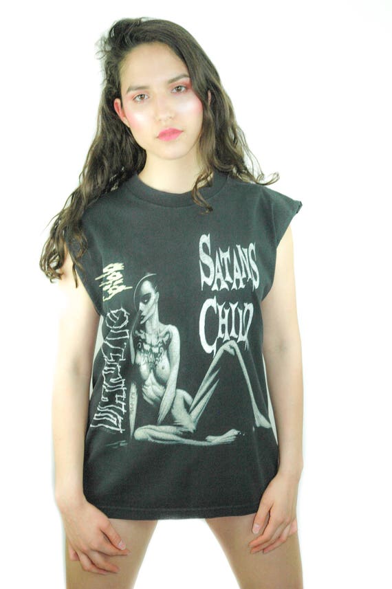 Vintage DANZIG shirt SATANS CHILD Concert shirt B… - image 1