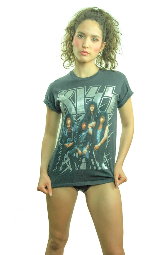 Vintage KISS shirt 1990 Made in the Shade Concert… - image 1
