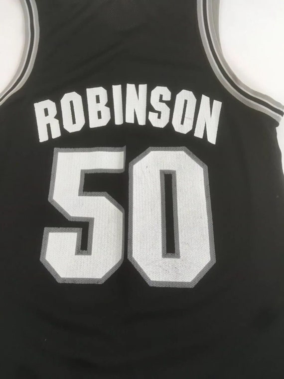 Vintage San Antonio Spurs Jersey David Robinson J… - image 5