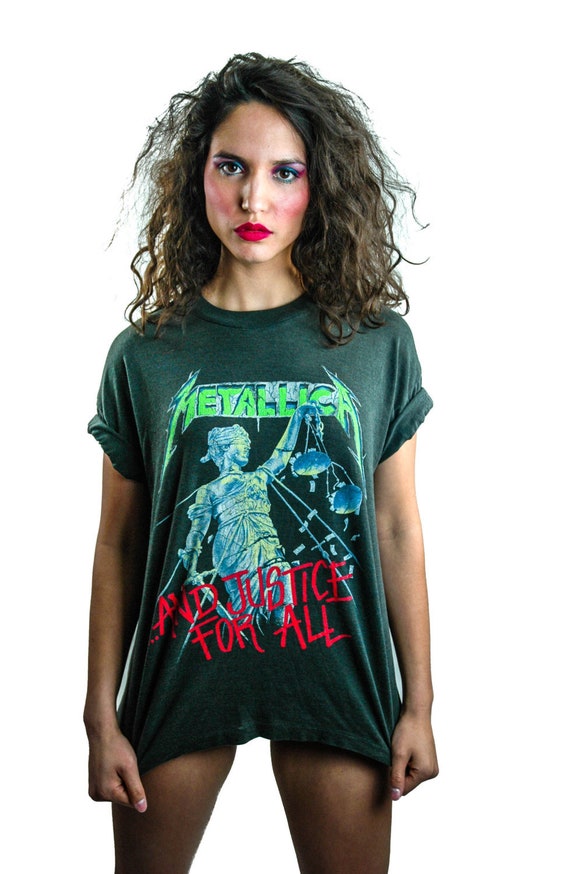 Vintage Metallica Shirt And Justice for All 88-89… - image 1