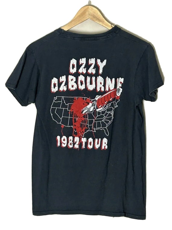 Vintage Ozzy Osbourne Shirt 1982 Concert Shirt Band Tee