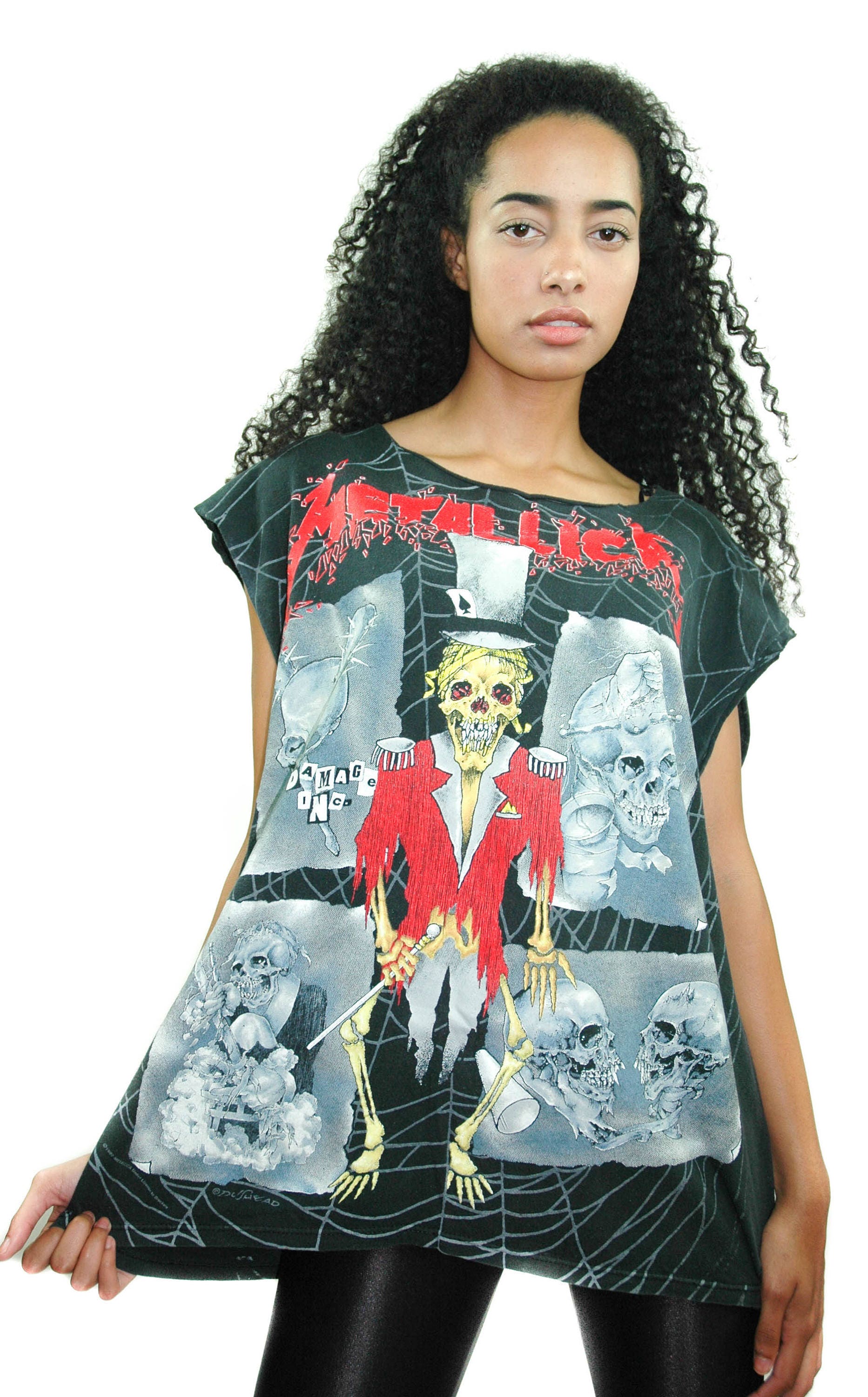 Vintage METALLICA Shirt 1990s All Over 