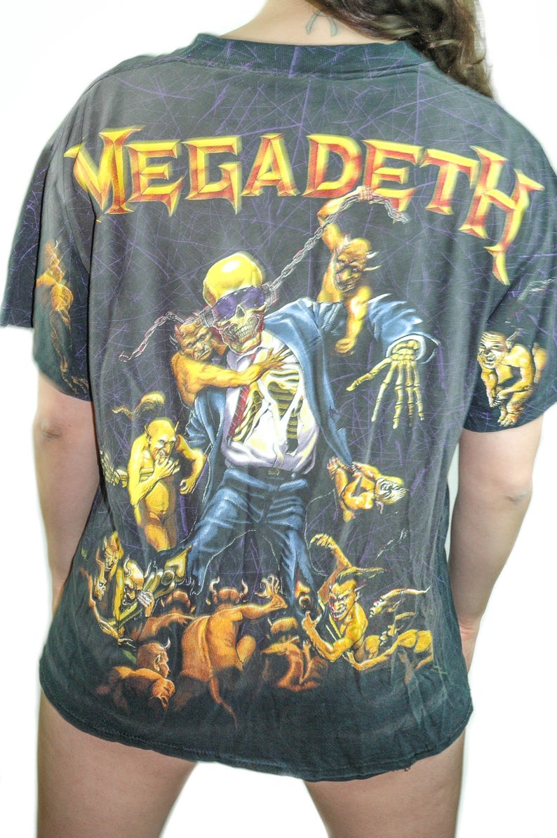 megadeth vic rattlehead shirt