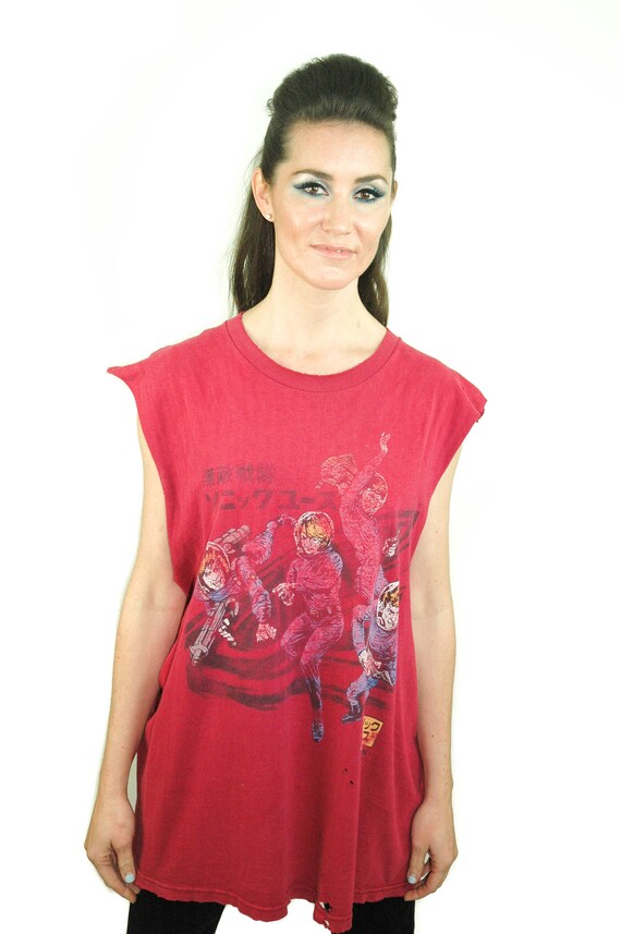 Vintage Sonic Youth shirt Japan Concert shirt Band