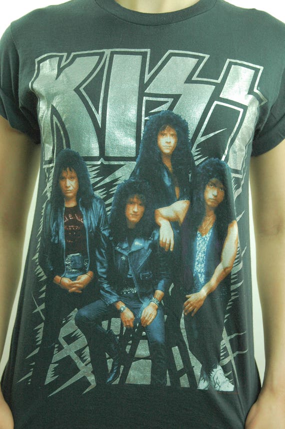 Vintage KISS shirt 1990 Made in the Shade Concert… - image 3