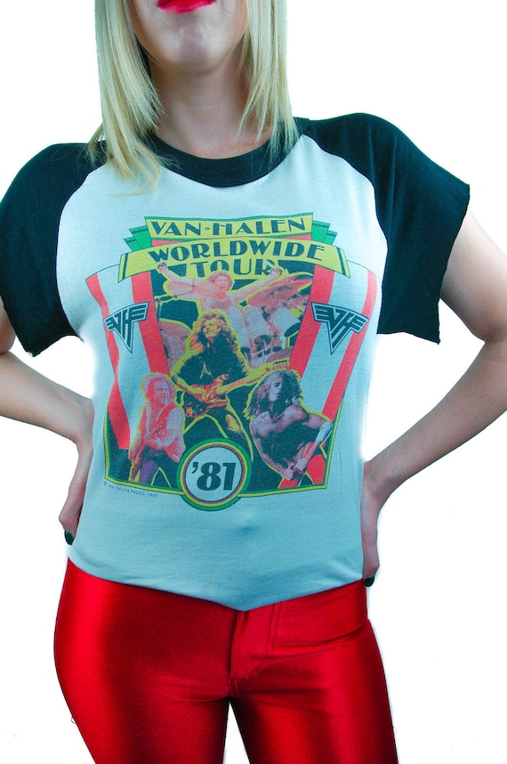 Vintage band Tee VAN HALEN in the 80s