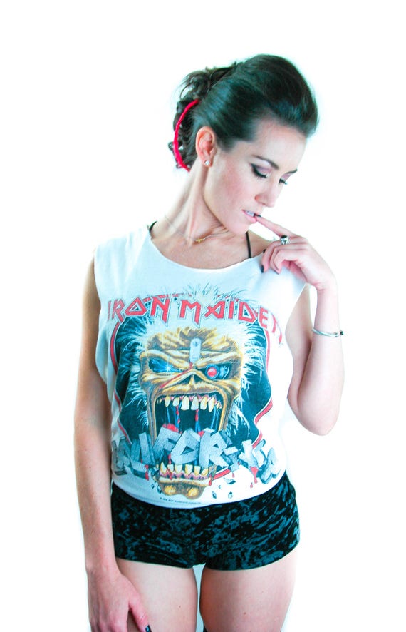 Vintage Iron Maiden Shirt 1988 California Seventh