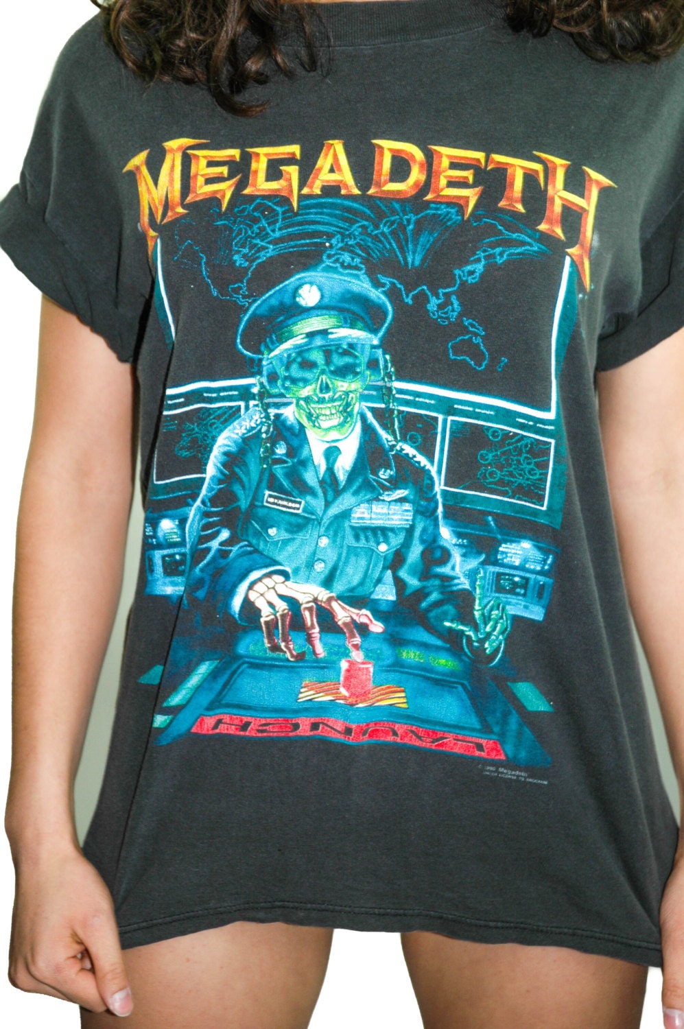 Vintage MEGADETH Shirt Concert shirt 