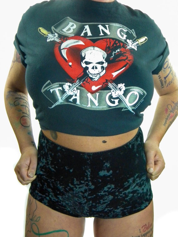 Vintage Bang Tango Shirt 80s Guns n Roses Black S… - image 1