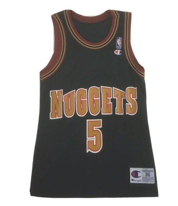 Vintage Denver Nuggets Jersey Jalen Rose NBA Jers… - image 1