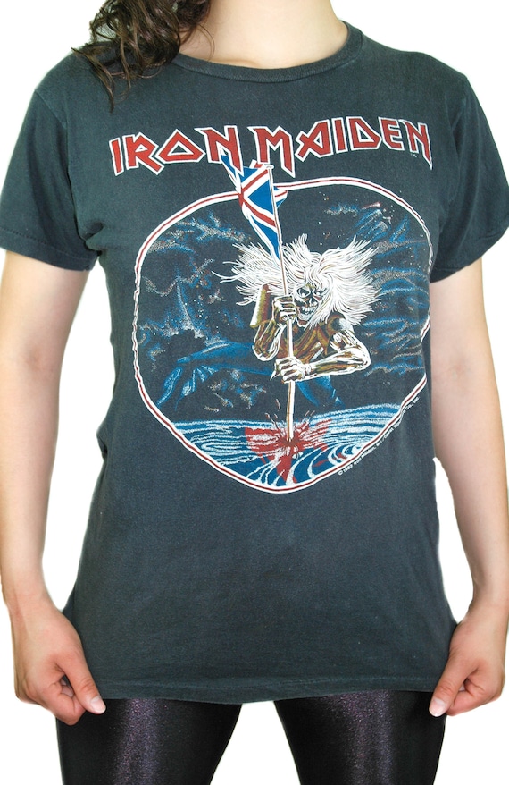 Vintage Iron Maiden Shirt 1982 Beast On The Road C