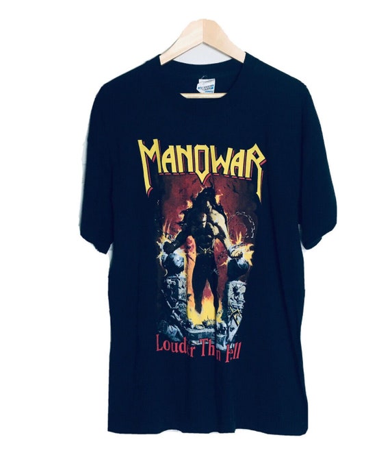 Vintage Manowar shirt Louder Than Hell Concert sh… - image 1