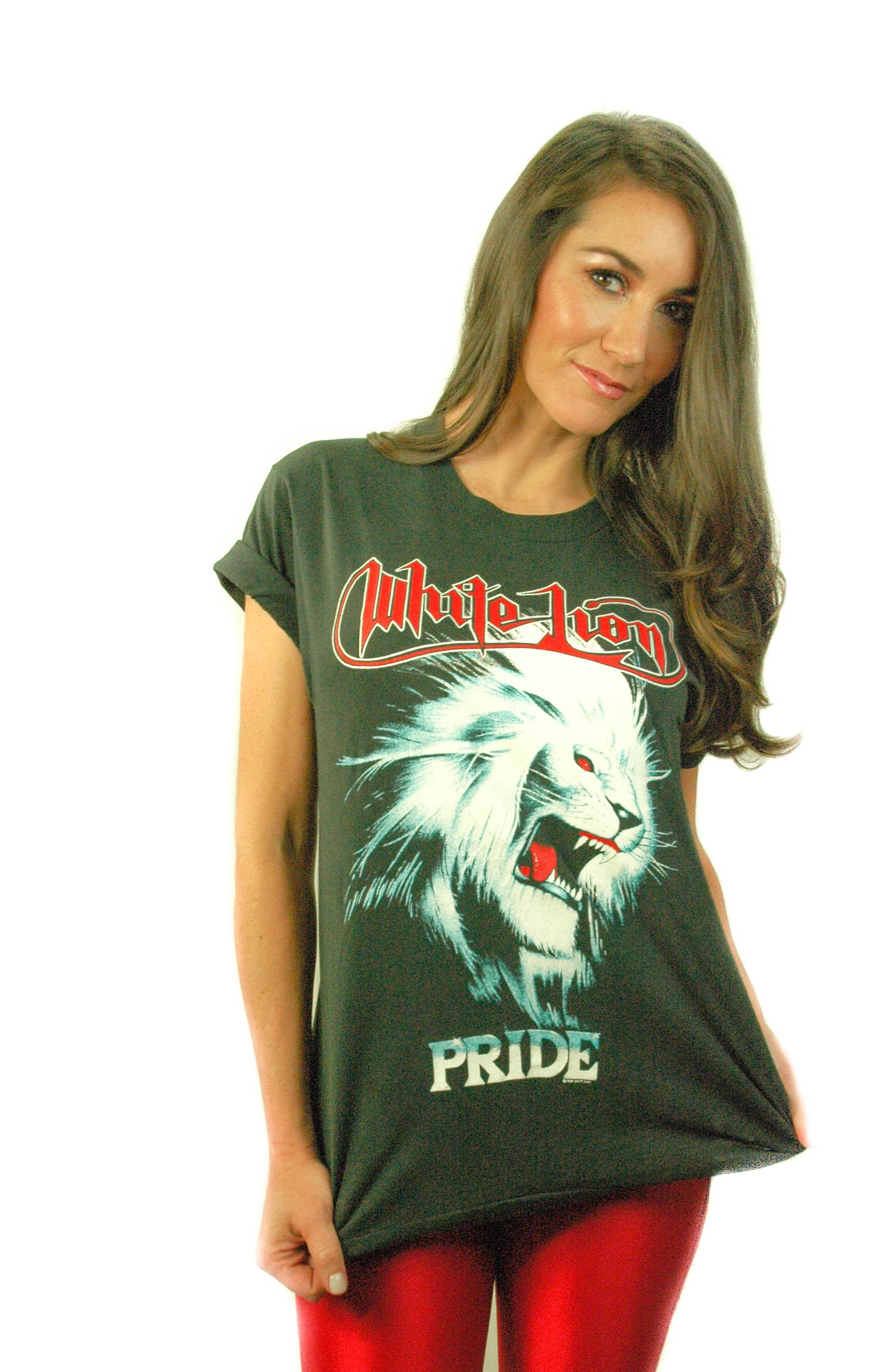 Vintage WHITE LION Shirt 1988 Pride Tour Concert Shirt Band
