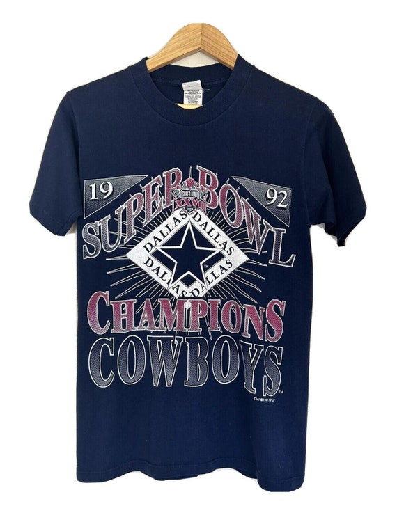 Vintage Dallas Cowboys 1992 Shirt Blue Short Sleev
