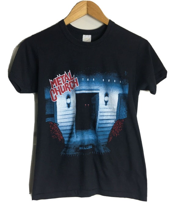 Vintage Metal Church Shirt 1986 the Dark Concert Shirt Band Tee 
