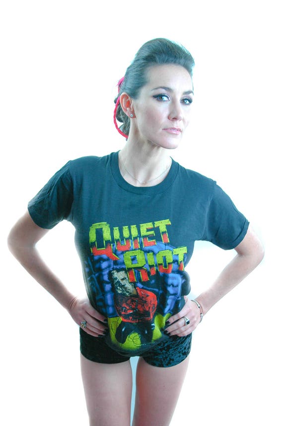 Vintage Quiet Riot Shirt 1983 Concert Shirt Band T