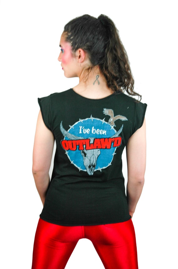 Vintage Outlaws shirt 1980s shirt Concert shirt Ba