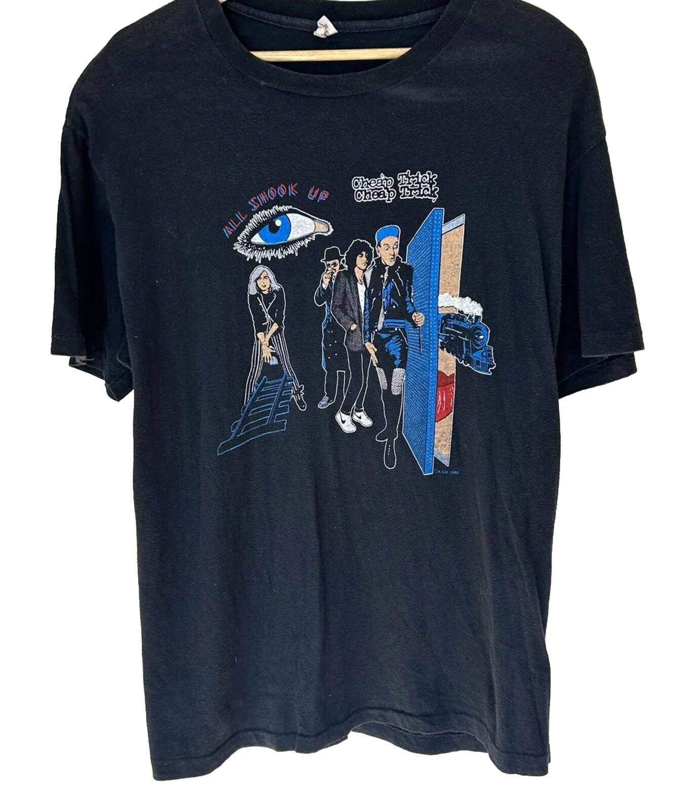 VTG The Cars band T-shirt black Short sleeve All sizes S-5Xl