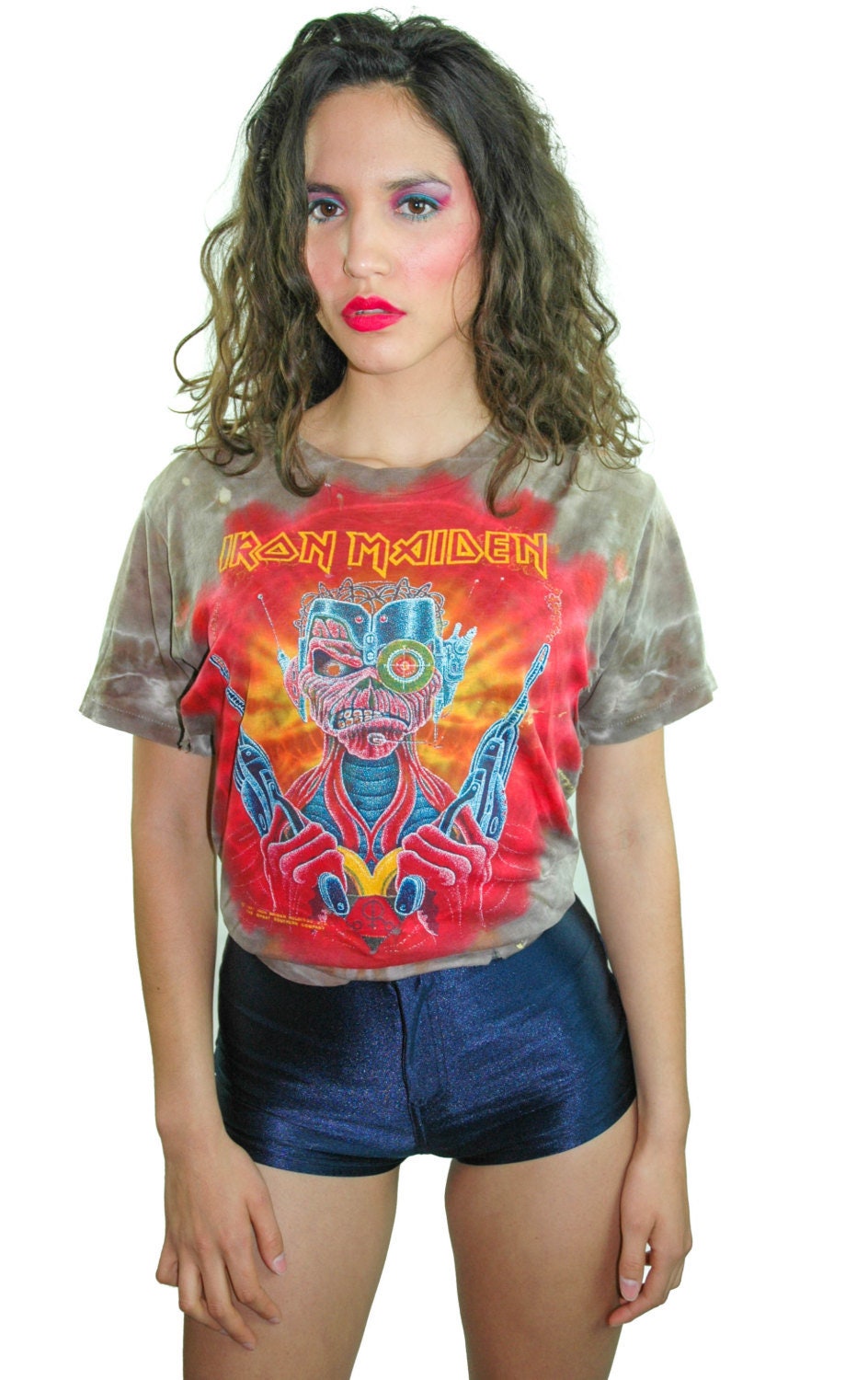 レア1987 Iron Maiden タイダイ Tシャツ VINTAGE T レア1987 Iron Maiden タイダイ Tシャツ VINTAGE T レア1987 Iron