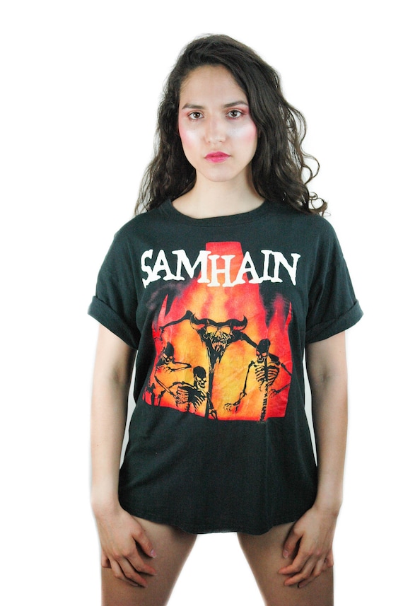 Vintage SAMHAIN shirt November Coming Fire Concer… - image 1