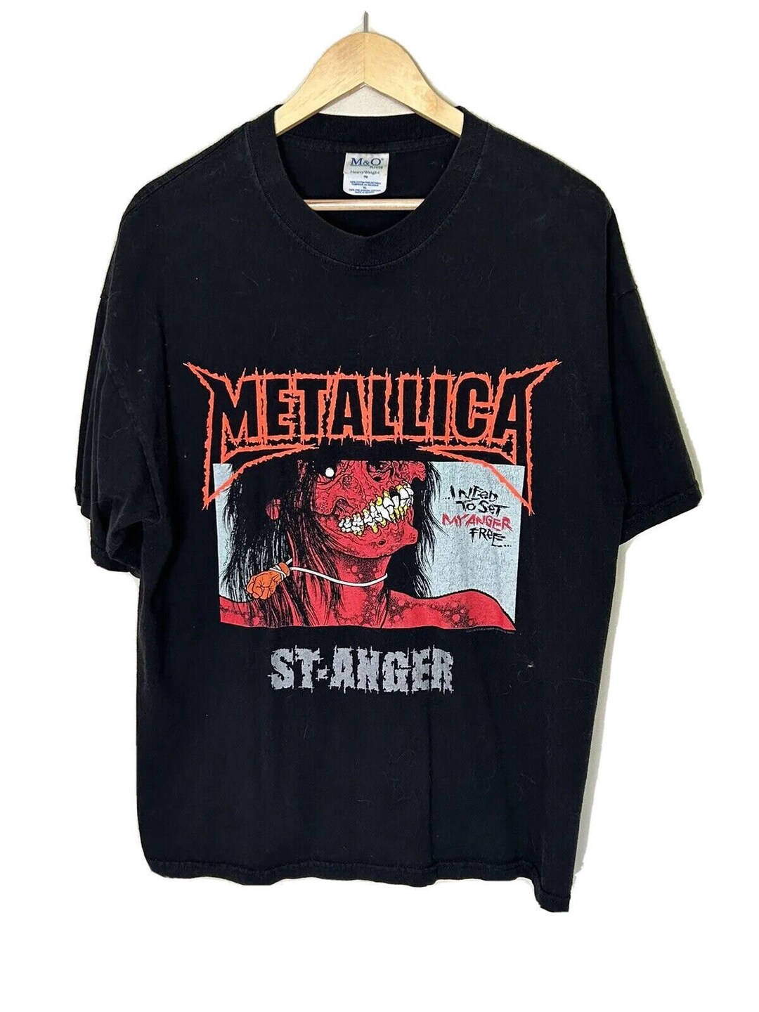 LLICA メタリカ　ST.ANGER M 2003 Tシャツ Vintage 2003 Metallica tour t-shirt St. Anger