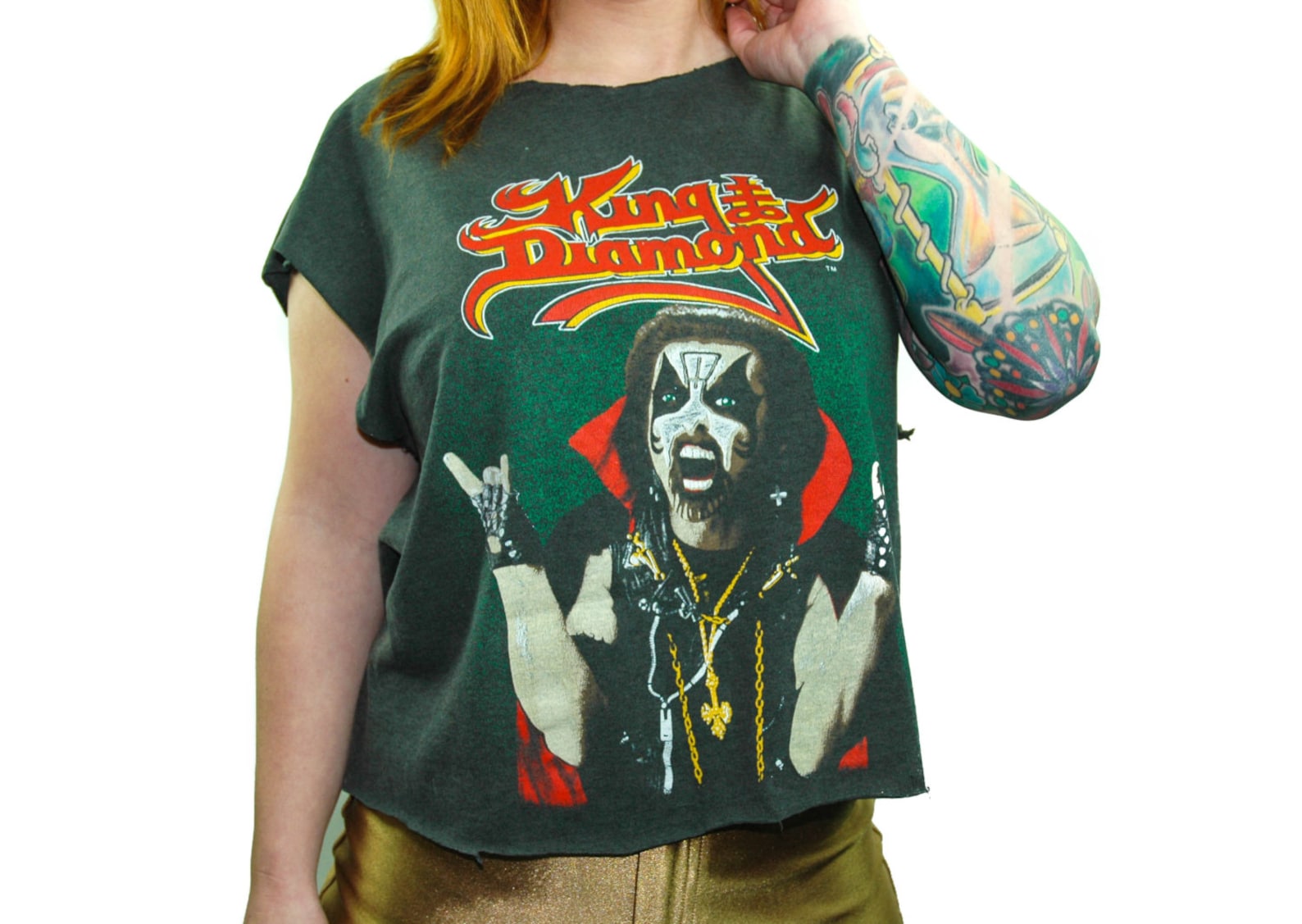 Vintage King Diamond Shirt 1980s Tee 80s Tee Soft Paper Thin Slayer