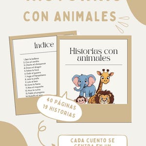 Animal Stories for Learning Spanish, Spanish bundle book, teach kids Spanish, Spanish kid lesson, Spanish english kid, bilingual kids
