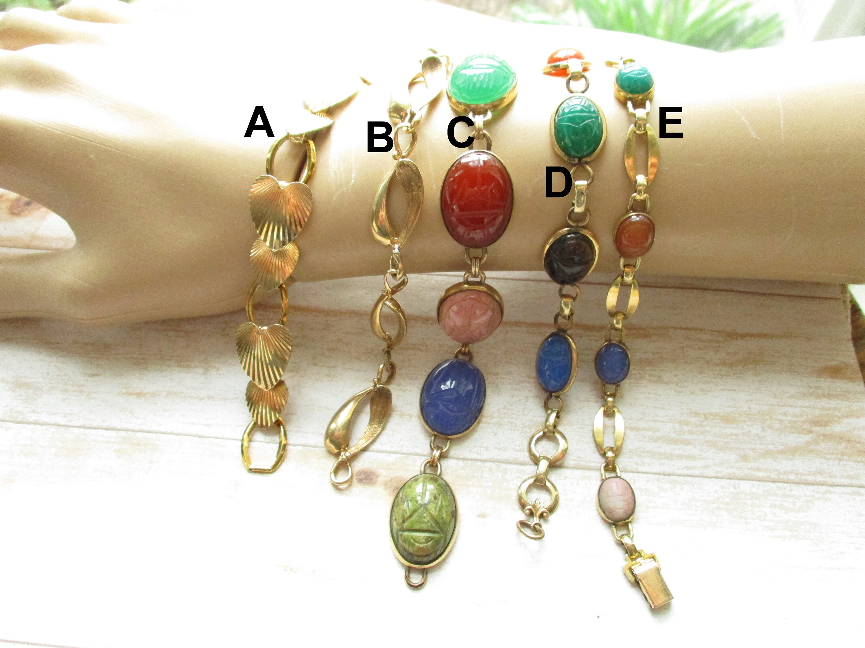 Krementz scarab best sale bracelet