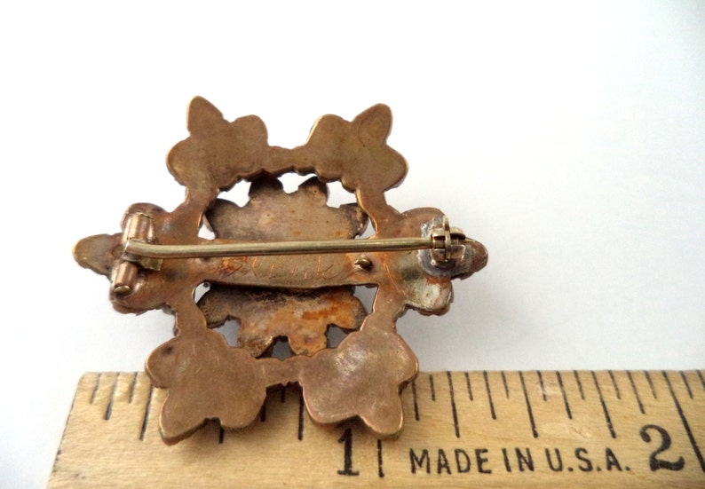 Antique Victorian Garnet Brooch Czech Garnet Pin Bohemian Garnet Pin Deep Red Garnets Antique Jewelry Antique Garnet Jewelry Victorian Pin