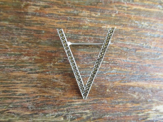 WWII Victory Pin V for Victory Pin Sterling Marcas