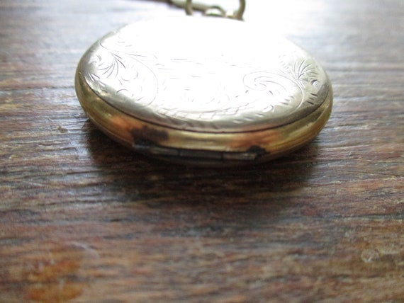 Large Antique Gold Filled Locket Pocket Watch Sty… - image 9