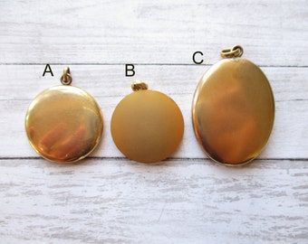 Sold Separately Antique & Vintage Gold Filled Lockets Fold Out Plain Simple Four Photos