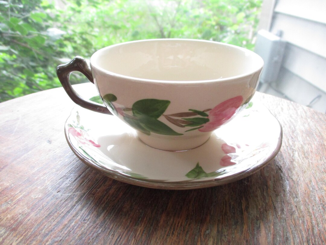 Franciscan Desert Rose Tea Cup Saucer Set Made in England Backstamp - Etsy