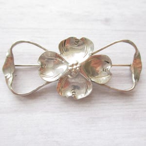 Sterling Dogwood Brooch Stuart Nye Jewelry Easter