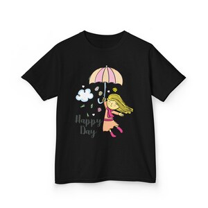Kids Happy Day Tee - Fun Cotton T-Shirt for Children, Casual Wear, Birthday Gift, Celebration Outfit, Everyday Style