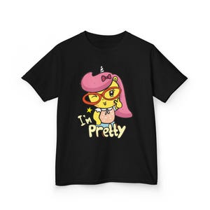 Kinder lustiges grafisches T-Shirt, süßes Kinder T-Shirt, Zeichentrickfigur Shirt, Geschenk für Kinder, lustiges Geburtstags-Outfit