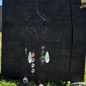 Iridescent Drop Suncatcher