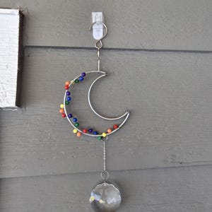 Rainbow Moon Suncatcher