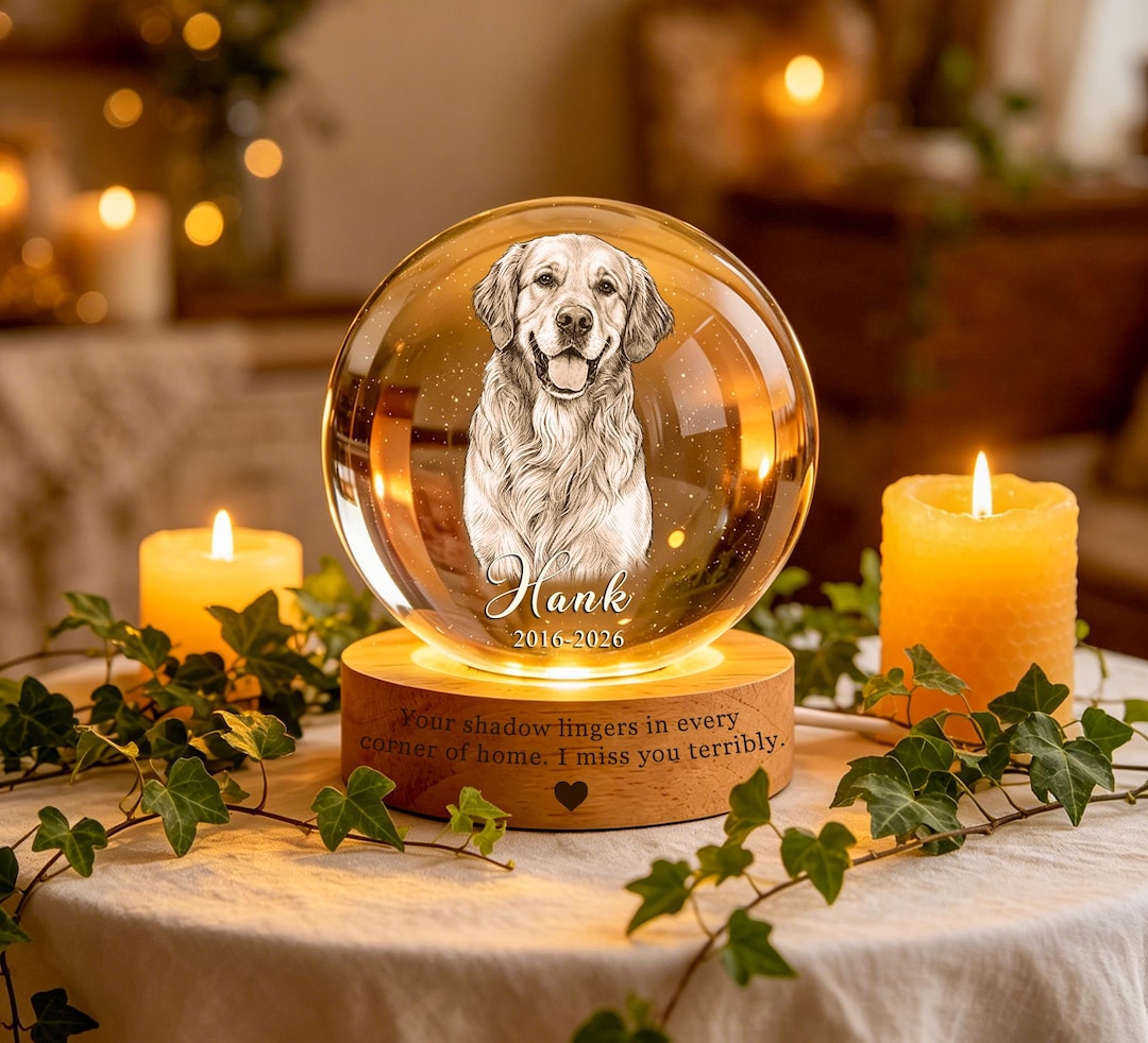 Personalized 3D Crystal Photo Portrait ,crystal Photo With Light ...