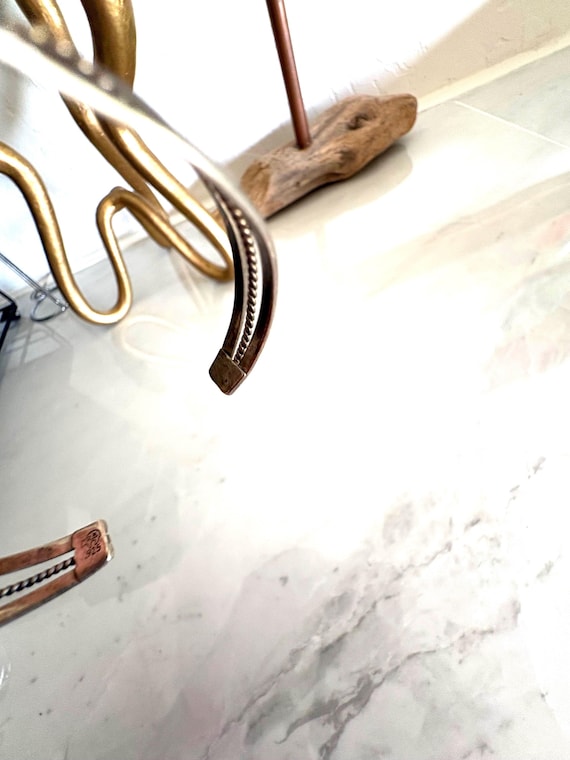 Sterling and Multi Gemstone Cuff - image 5