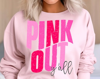 Pink School Mascot, Pink game day png, pink mascot shirt design, 300 dpi for dtf and sublimation