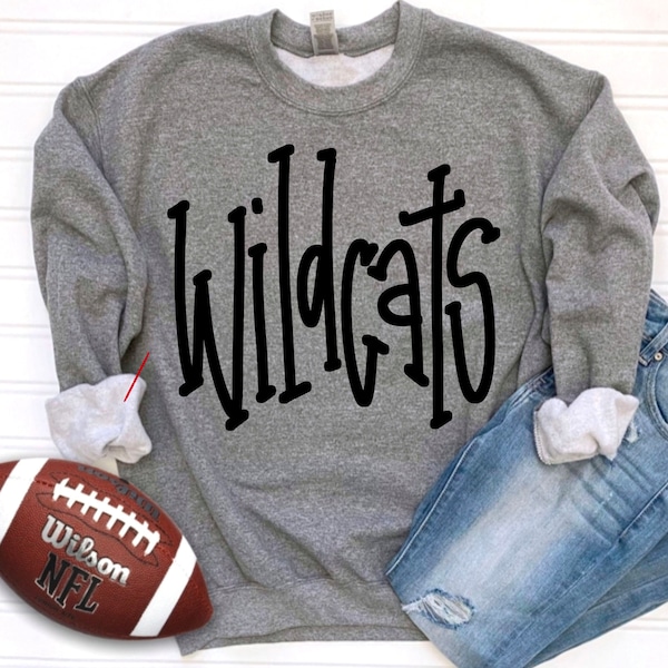 Wildcats High School Mascot, Wildcats Mascot 300 dpi, School Mascot digital design shirt design