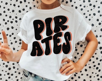 Pirates high school mascot png, Pirate mascot, Basketball school spirit png, Pirates png shirt design
