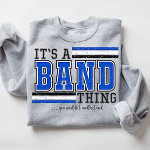 Band mom printable file for shirts, band mom png, band design for shirts, blue band  mom 300 dpi for dtf and sublimation marching band png