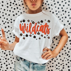 Wildcats High School Mascot, Wildcats Mascot 300 dpi, School Mascot digital design shirt design
